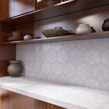 RAD-WHIT-HX89 Radiant Hexagon White 7.88" x 9.45" Hexagon Porcelain Patterned Wall & Floor Tile