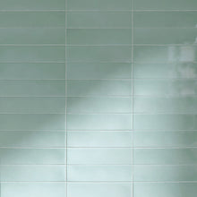 RUR-FERN-S312 Rustic Green Polished Subway Tile 2.95 in. x 11.81 in. Ceramic Wall Tile