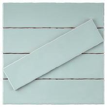 RUR-FERN-S312 Rustic Green Polished Subway Tile 2.95 in. x 11.81 in. Ceramic Wall Tile