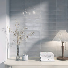 RUR-GREY-S312 Rustic Light Grey Polished Subway Tile 2.95 in. x 11.81 in. Ceramic Wall Tile