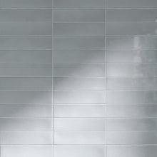 RUR-GREY-S312 Rustic Light Grey Polished Subway Tile 2.95 in. x 11.81 in. Ceramic Wall Tile