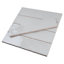 RUR-GREY-S312 Rustic Light Grey Polished Subway Tile 2.95 in. x 11.81 in. Ceramic Wall Tile