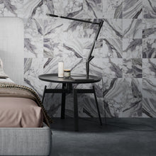 SEN-ARAB-SQ88 SENZIA 8x8 Square Arabesque Calacatta White Matte Porcelain Wall & Floor Tile