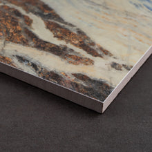 SEN-BLUE-SQ88 SENZIA 8x8 Square Blue & Brown Matte Porcelain Wall & Floor Tile