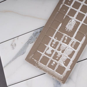 SEN-NIAG-SW312 SENZIA Calacatta Gold Blue Matt Porcelain 3x13 Subway Tile Wall and Floor Tile