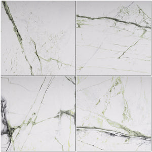 SEN-STRA-SQ88 SENZIA 8x8 Square Calacatta Green Matte Porcelain Wall & Floor Tile