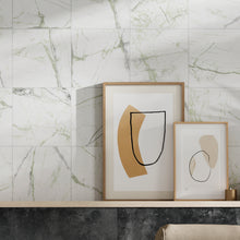 SEN-STRA-SQ88 SENZIA 8x8 Square Calacatta Green Matte Porcelain Wall & Floor Tile