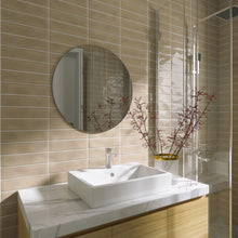 SIE-ALMO-S312 Sierra Almond Beige Polished Subway Tile 2.95 in. x 11.81 in. Ceramic Wall Tile