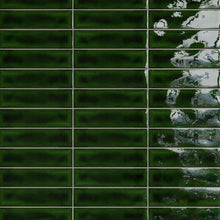 SIE-VICT-S312 Victorian Green Polished Subway Tile 2.95 in. x 11.81 in. Ceramic Wall Tile