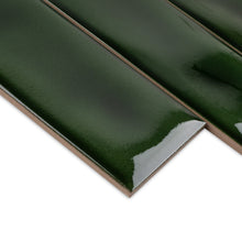 SIE-VICT-S312 Victorian Green Polished Subway Tile 2.95 in. x 11.81 in. Ceramic Wall Tile