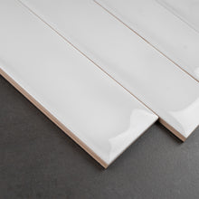 SIE-WHIT-S312 Sierra Blanco White Polished Subway Tile 2.95 in. x 11.81 in. Ceramic Wall Tile