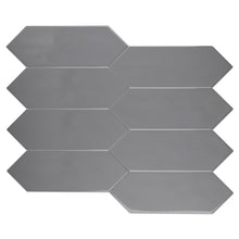 TAY-GRA-PK412 TAYLOR Picket Hexagon Gray Subway Tile 3.94 in. x 11.81 in. Ceramic Wall Tile