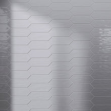 TAY-GRA-PK412 TAYLOR Picket Hexagon Gray Subway Tile 3.94 in. x 11.81 in. Ceramic Wall Tile