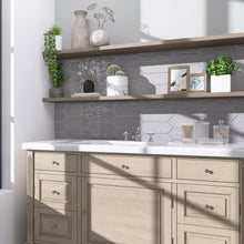 TAY-GRA-PK412 TAYLOR Picket Hexagon Gray Subway Tile 3.94 in. x 11.81 in. Ceramic Wall Tile