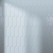 TAY-SKY-PK412 TAYLOR Picket Hexagon Sky Blue Subway Tile 3.94 in. x 11.81 in. Ceramic Wall Tile