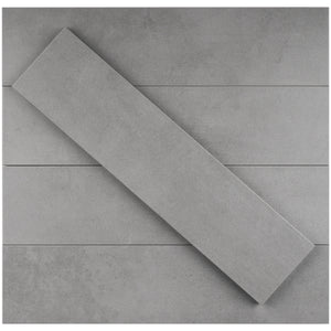 TULE-PLS LE LEGHE - Platino Gray Grey Subway Tile 3 in. x 12 in Porcelain wall and Floor Tile