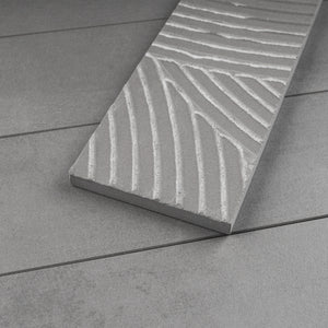 TULE-PLS LE LEGHE - Platino Gray Grey Subway Tile 3 in. x 12 in Porcelain wall and Floor Tile