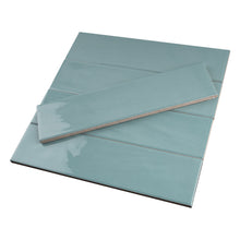 ZAR-ACQ-SW312 ZARATI Aqua Blue 3x12 Subway Tile Ceramic Wall Tile