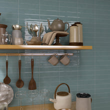 ZAR-ACQ-SW312 ZARATI Aqua Blue 3x12 Subway Tile Ceramic Wall Tile