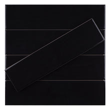 ZAR-BLA-SW312 ZARATI Black 3x12 Subway Tile Ceramic Wall Tile
