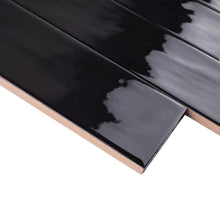 ZAR-BLA-SW312 ZARATI Black 3x12 Subway Tile Ceramic Wall Tile