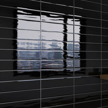 ZAR-BLA-SW312 ZARATI Black 3x12 Subway Tile Ceramic Wall Tile