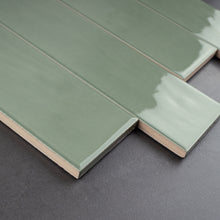 ZAR-GRE-SW312 ZARATI Olive Green 3x12 Subway Tile Ceramic Wall Tile