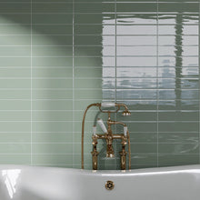 ZAR-GRE-SW312 ZARATI Olive Green 3x12 Subway Tile Ceramic Wall Tile