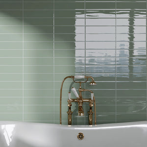ZAR-GRE-SW312 ZARATI Olive Green 3x12 Subway Tile Ceramic Wall Tile