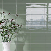 ZAR-GRE-SW312 ZARATI Olive Green 3x12 Subway Tile Ceramic Wall Tile
