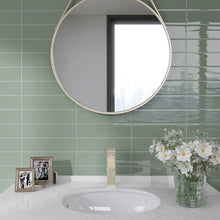 ZAR-GRE-SW312 ZARATI Olive Green 3x12 Subway Tile Ceramic Wall Tile