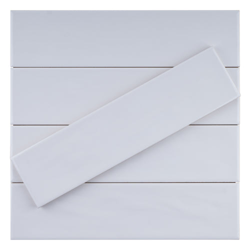 ZAR-WHI-SW312 ZARATI White 3x12 Subway Tile Ceramic Wall Tile