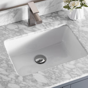 1901-30-02 Dark Grey 30" Bathroom Vanity Cabinet and Sink Combo Solid Wood Cabinet+Real Marble Top w/Sink set