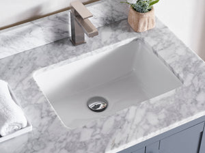 1901-60D-02 Dark Grey 60" Bathroom Vanity Cabinet and double Side 2 Sinks Combo Solid Wood Cabinet+Real Marble Top+ Marble backsplash w/Sink set