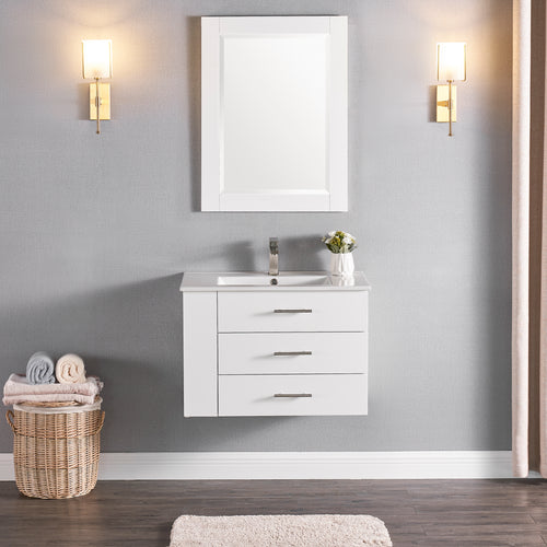 1906-30L-01 Wall Mount Matt White 30