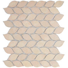 TAFDG-06 Aluminum silver and bronze leaf metal mosaic tile