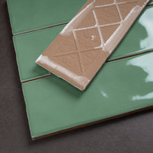 BO-GN-SW38 -BORGO 2.6x7.9 Green Polished Porcelain Subway Tile Wall Floor Tile
