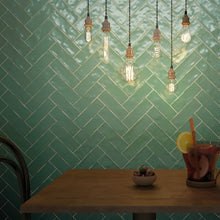BO-GN-SW38 -BORGO 2.6x7.9 Green Polished Porcelain Subway Tile Wall Floor Tile