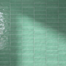 BO-GN-SW38 -BORGO 2.6x7.9 Green Polished Porcelain Subway Tile Wall Floor Tile