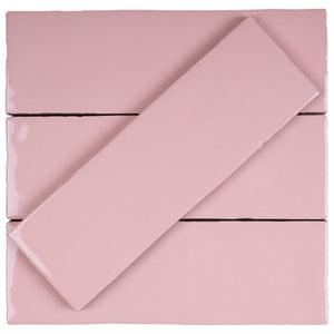 BO-PI-SW38- BORGO 2.6x7.9 Pink Polished Porcelain Subway Tile