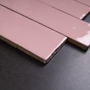 BO-PI-SW38- BORGO 2.6x7.9 Pink Polished Porcelain Subway Tile