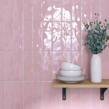 BO-PI-SW38- BORGO 2.6x7.9 Pink Polished Porcelain Subway Tile