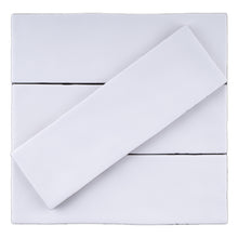 BO-WH-SW38M- BORGO 2.6x7.9 White Matte Finish Porcelain Subway Tile Wall and Floor Tile