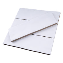 BO-WH-SW38M- BORGO 2.6x7.9 White Matte Finish Porcelain Subway Tile Wall and Floor Tile