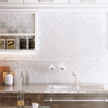 BO-WH-SW38- BORGO 2.6x7.9 White Polished Porcelain Subway Tile Wall and Floor Tile