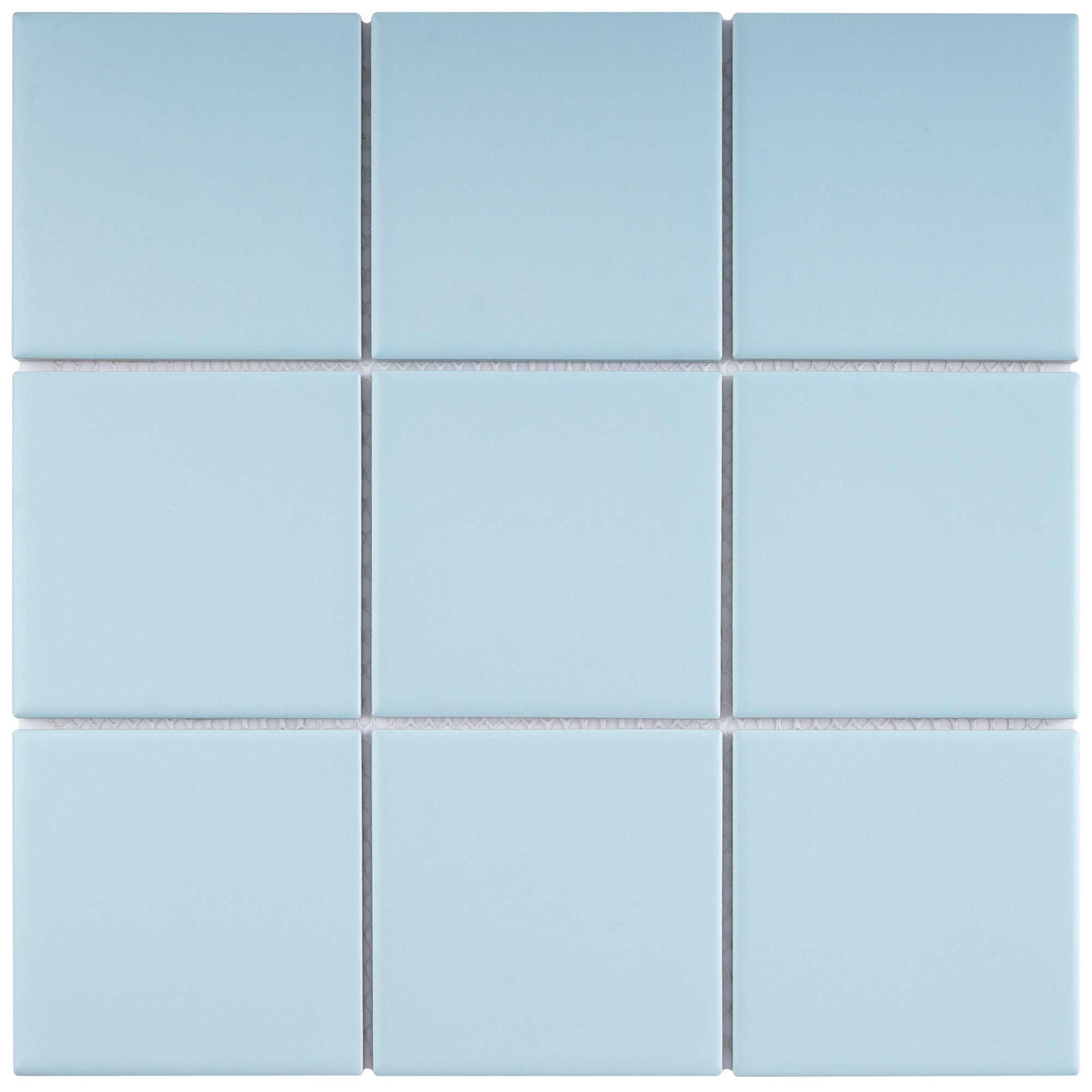 TPMG 11 4x4 Powder Blue Porcelain Tile Square Blue Porcelain Mosaic tpmg-11-4x4-powder-blue-porcelain-tile-square-blue-porcelain-mosaic