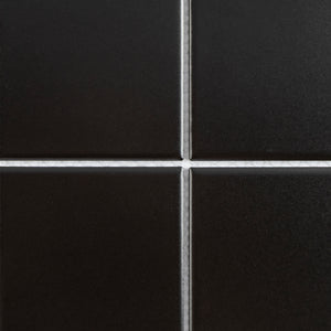 TPMG-14 4x4 Square Black Porcelain Mosaic Tile (matt)