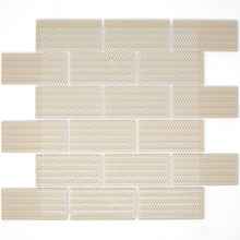 TPMG-16 White 2x4 Brick Porcelain Mosaic Tile (Matt)
