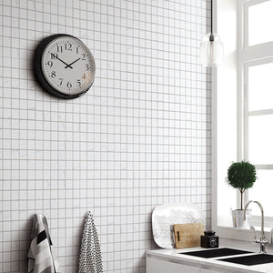 TPMG-23 2 x 2 White Cararra Porcelain Mosaic Tile Backsplash (SATIN)