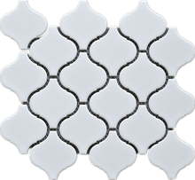 TPMG-05 3" White Lantern Porcelain Mosaic Tile (Matt)